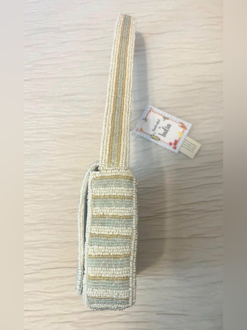 Beaded Tomato Garden Bag
Handmade In India NEW Release
Viral Striped Purse - Picture 7 of 7